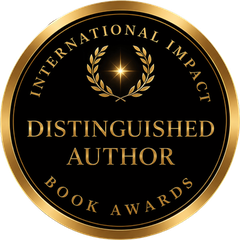 International Impact Book Awards Distinguished Author emblem